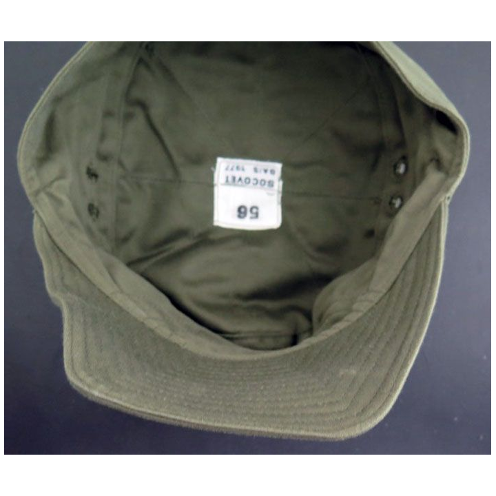 casquette française vert armé de taille 56 Socovet Bais 1977