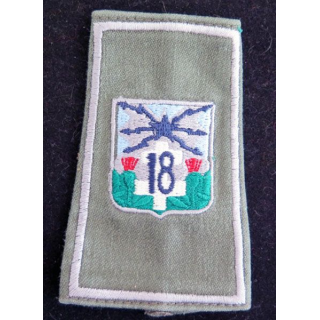 18° RT : fourreau d'épaule du 18° régiment de transmissions 