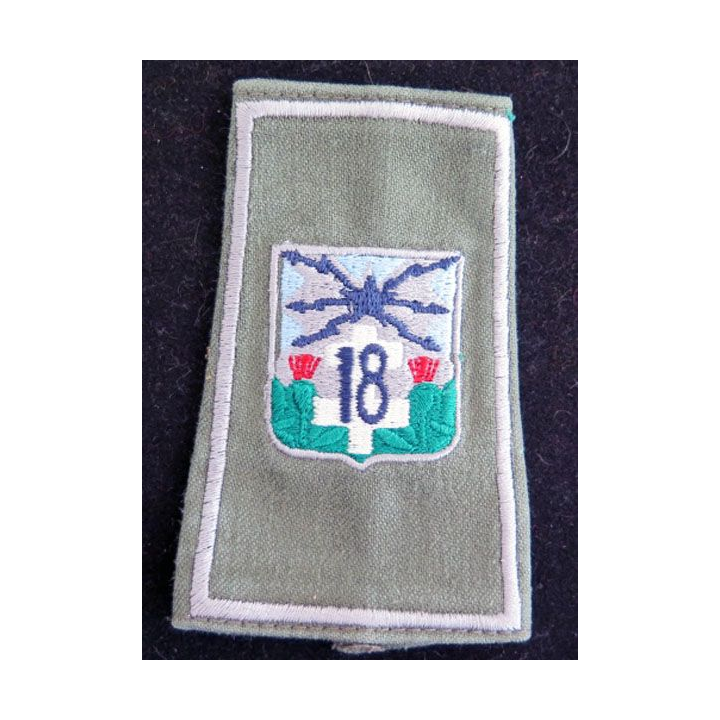 18° RT : fourreau d'épaule du 18° régiment de transmissions 