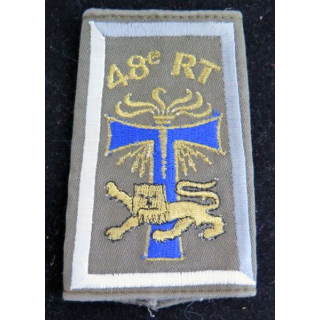 48° RT : fourreau d'épaule du 48° régiment de transmissions 