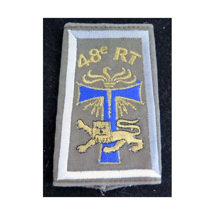 48° RT : fourreau d'épaule du 48° régiment de transmissions 
