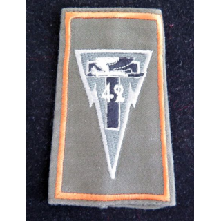 42° RT : fourreau d'épaule du 42° régiment de transmissions (compagnie orange)