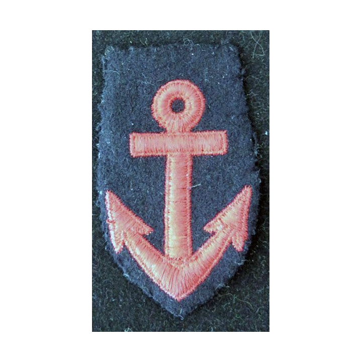 MARINE : Ancre de marine pour col de caban de matelot