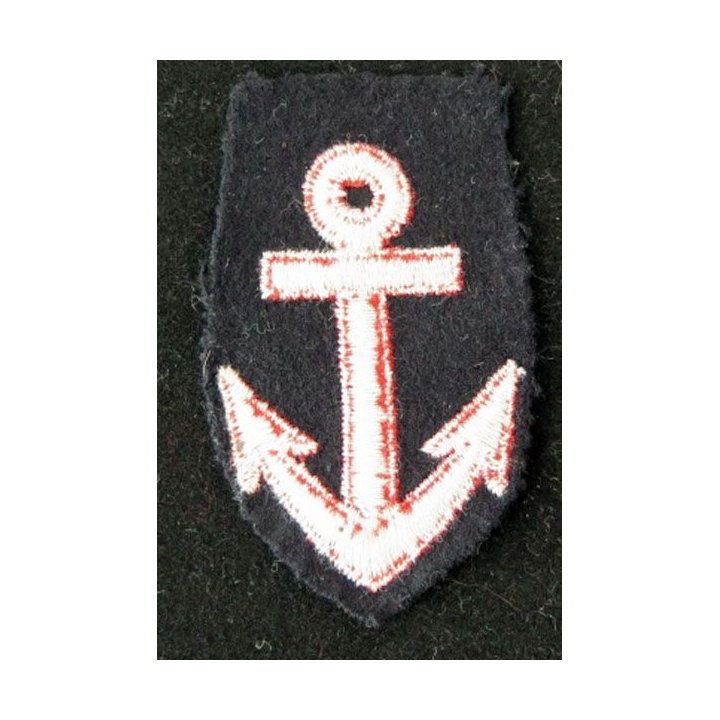 MARINE : Ancre de marine pour col de caban de matelot