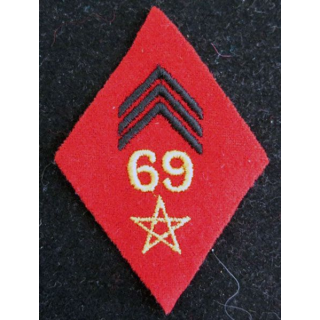 LOSANGE DE BRAS 69° Régiment d'artillerie antiaérienne 69° RAA cadre