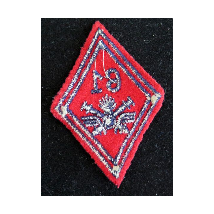 LOSANGE DE BRAS 61° régiment d'artillerie antiaérienne troupe
