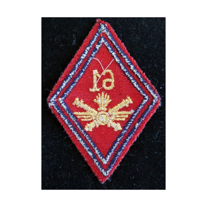 LOSANGE DE BRAS 61° régiment d'artillerie antiaérienne cadre