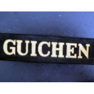 MARINE : bande de bachi de marin " GUICHEN " longueur 56 cm cousu