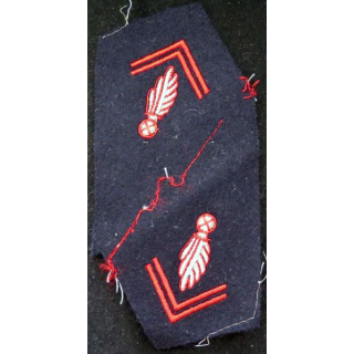 Soutache ( insigne de col ) du corps des sapeurs pompiers vendu par paire