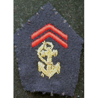 SOUTACHE : insigne de col de l'infanterie de marine en cannetille