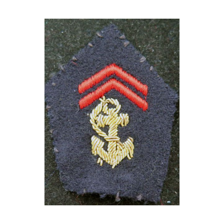 SOUTACHE : insigne de col de l'infanterie de marine en cannetille