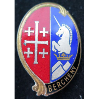 1° RHP 1° régiment de hussards parachutistes Courtois en émail
