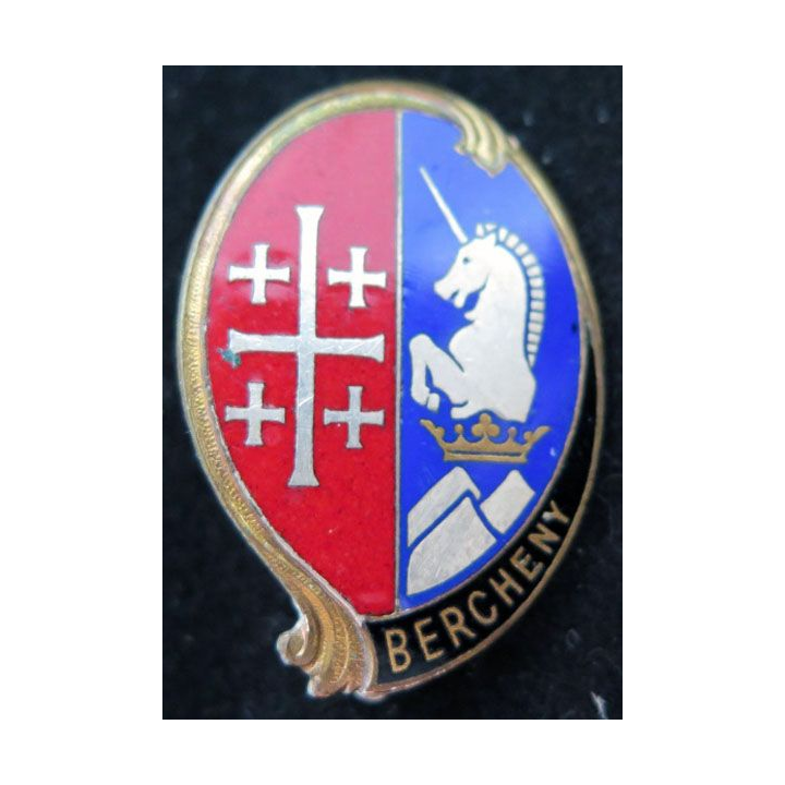 1° RHP 1° régiment de hussards parachutistes Courtois en émail