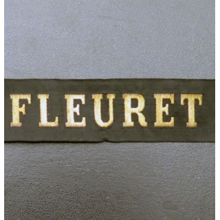 MARINE : bande de bachi de marin " FLEURET " fils  métalliques