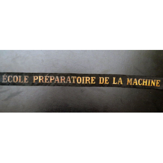 MARINE : bande de bachi de marin ÉCOLE PRÉPARATOIORE DE LA MACHINE