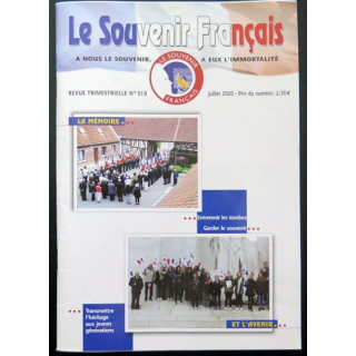 Le Souvenir Français N° 519 : bulletin juillet 2020