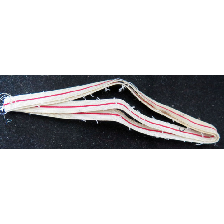 paire de galons d'adjudant de manche de tenue bleue de longueur 34 cm