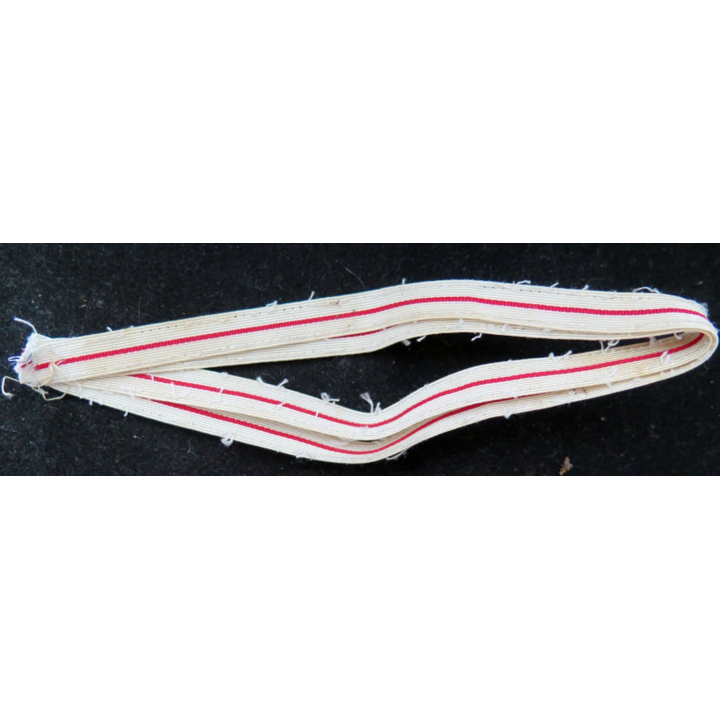 paire de galons d'adjudant de manche de tenue bleue de longueur 34 cm