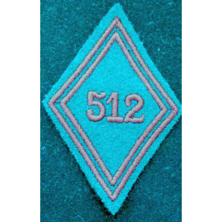 LOSANGE DE BRAS MODÈLE 45 : 512° régiment du train troupe
