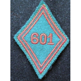 LOSANGE DE BRAS MODÈLE 45 : 601° régiment de circulation du train troupe