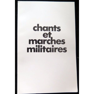 Recueil de chants et marches militaires