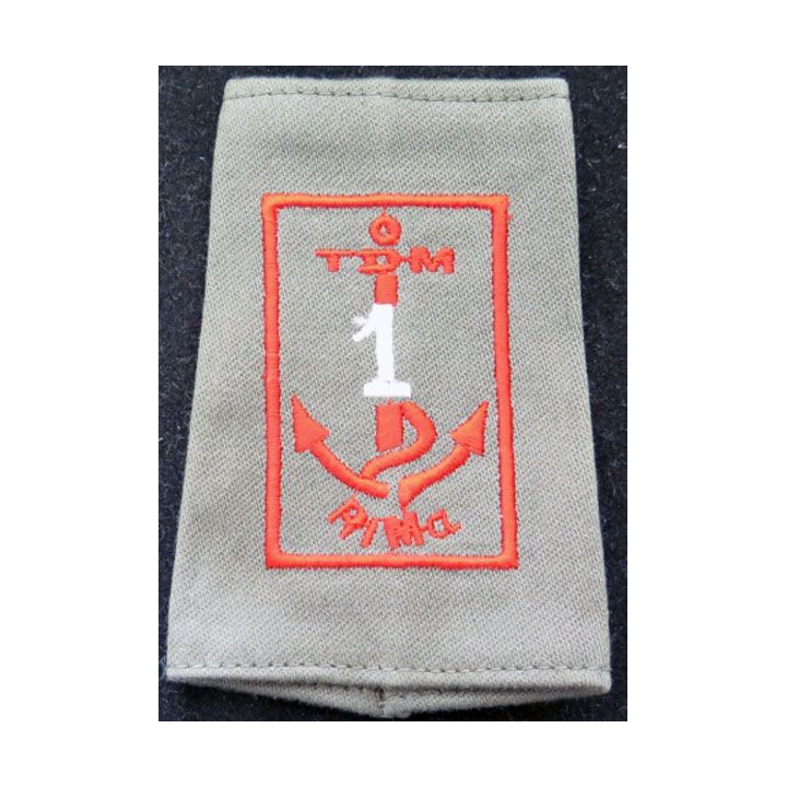 1° RIMA : fourreau d'épaule du 1° régiment d'infanterie de marine (2° compagnie)