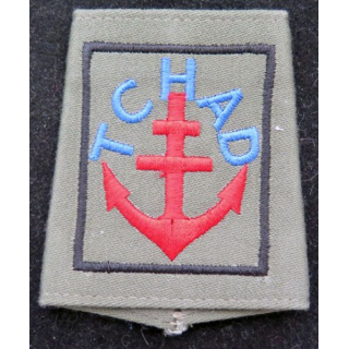 RMT : fourreau d'épaule du Régiment de marche du Tchad (CCL)