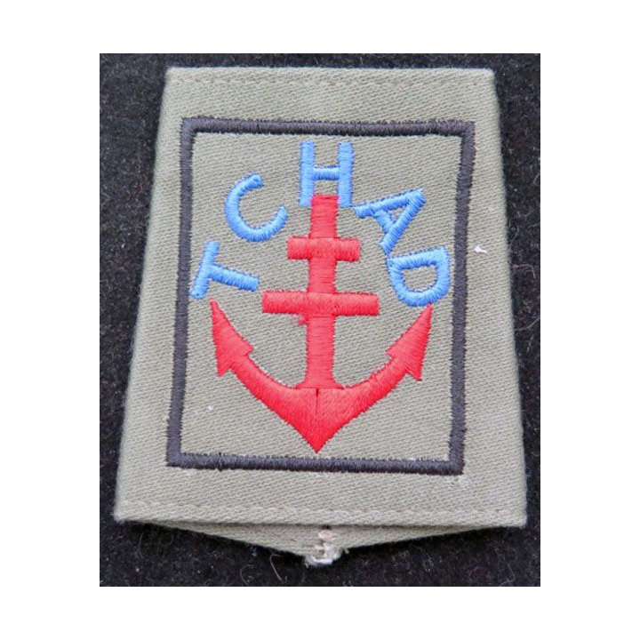 RMT : fourreau d'épaule du Régiment de marche du Tchad (CCL)