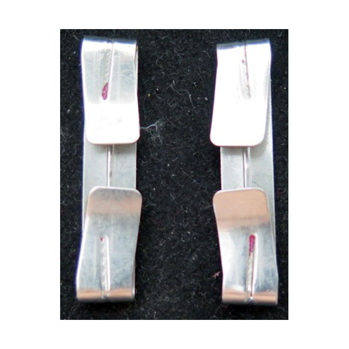 paire de galons métalliques d'adjudant