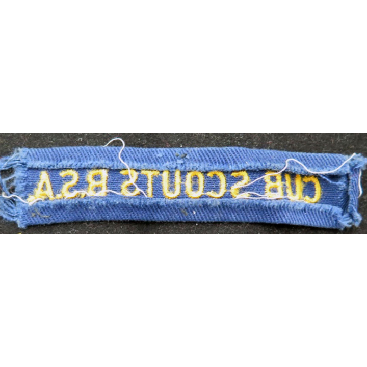 insigne tissu de club scouts B.S.A