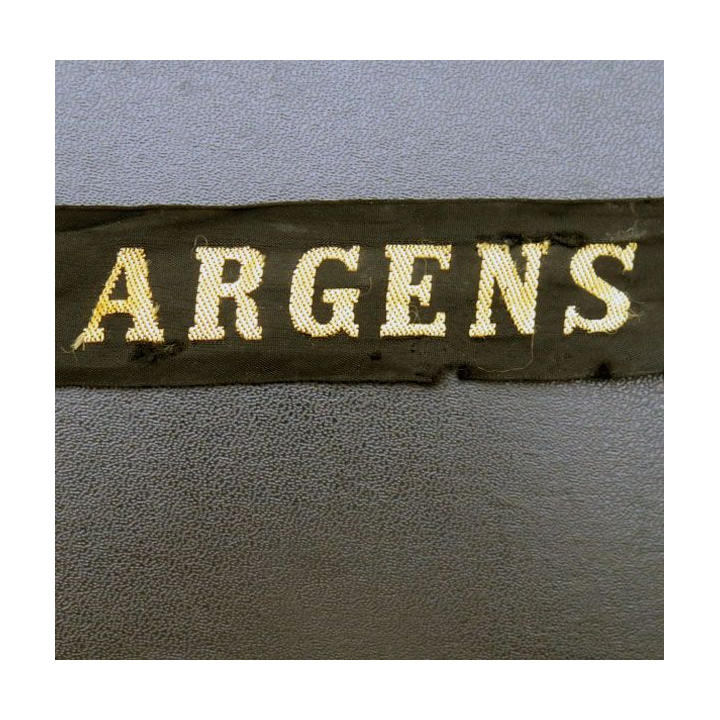 MARINE : bande de bachi de marin ARGENS