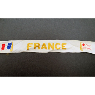 MARINE : bande de bachi de marin civil LE FRANCE 