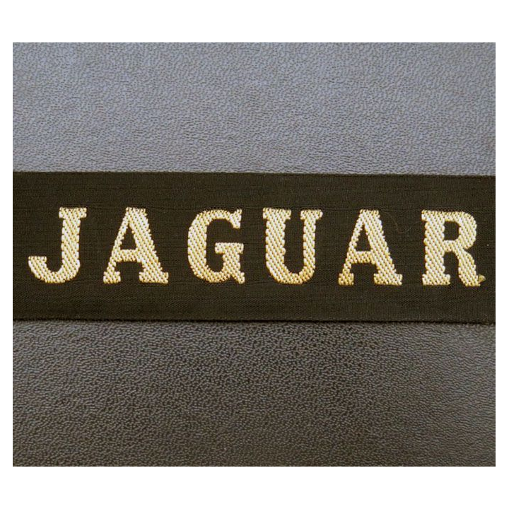MARINE : bande de bachi de marin " JAGUAR " longueur 65 cm fils dorés