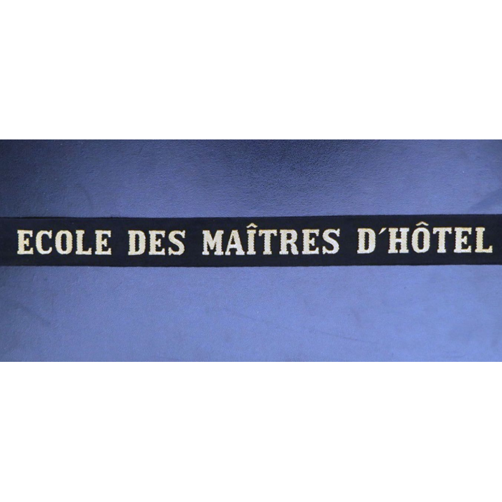 MARINE : bande de bachi de marin ECOLE DES MAÎTRES D'HÔTEL