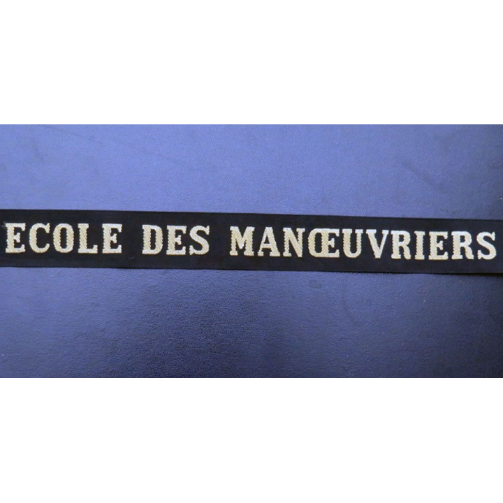 MARINE : bande de bachi de marin ECOLE DES MANŒUVRIERS