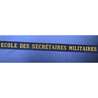 MARINE : bande de bachi de marin ECOLE DES SECRÉTAIRES MILITAIRES