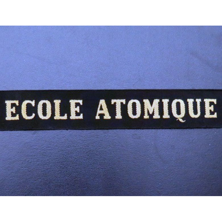 MARINE : bande de bachi de marin ECOLE ATOMIQUE 
