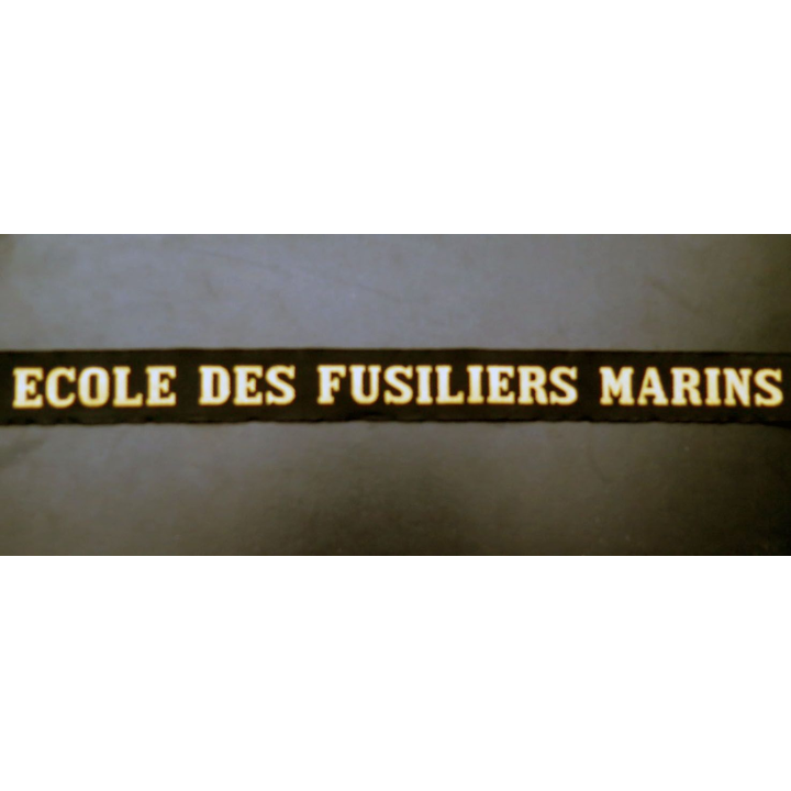 MARINE : bande de bachi de marin ECOLE DES FUSILIERS MARINS 