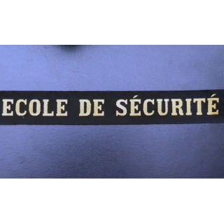 MARINE : bande de bachi de marin ECOLE DE SÉCURITÉ
