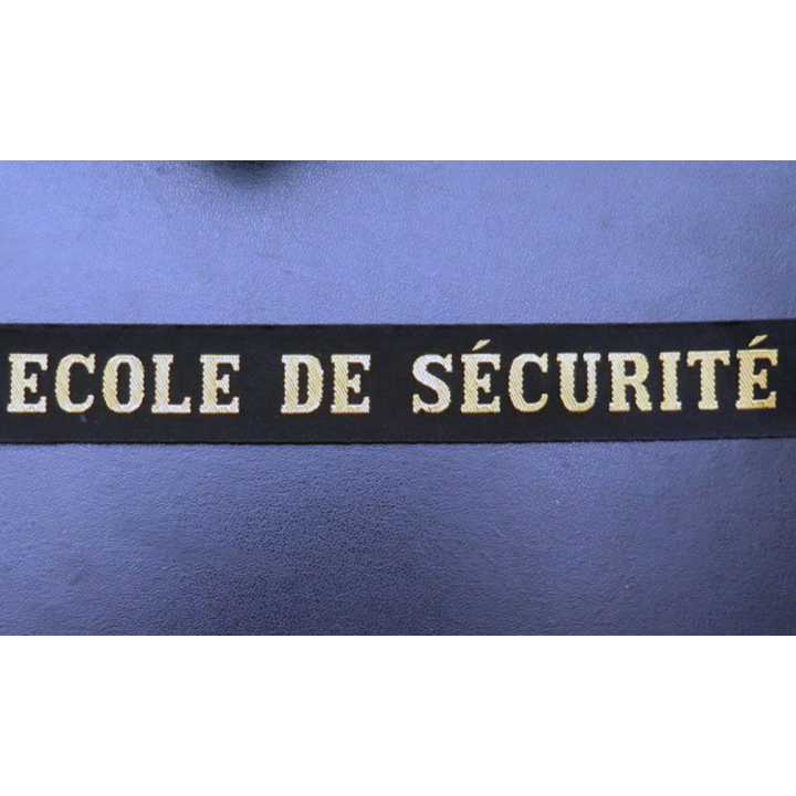 MARINE : bande de bachi de marin ECOLE DE SÉCURITÉ