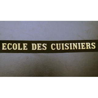 MARINE : bande de bachi de marin ECOLE DES CUISINIERS