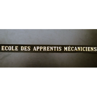 MARINE : bande de bachi de marin ECOLE DES APPRENTIS MÉCANICIENS
