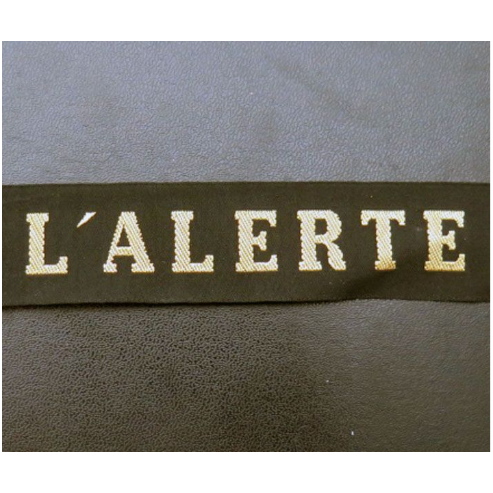 MARINE : bande de bachi de marin L'ALERTE