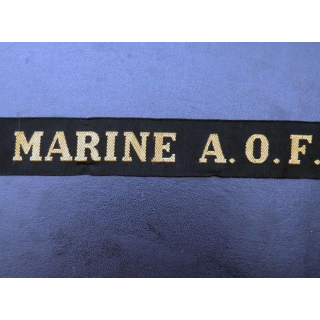 MARINE : bande de bachi de marin MARINE A.O.F.