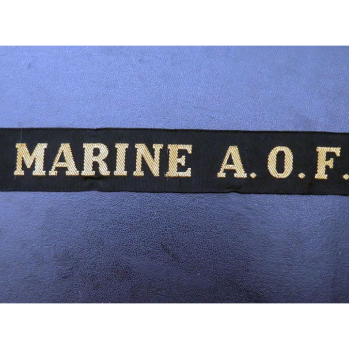 MARINE : bande de bachi de marin MARINE A.O.F.