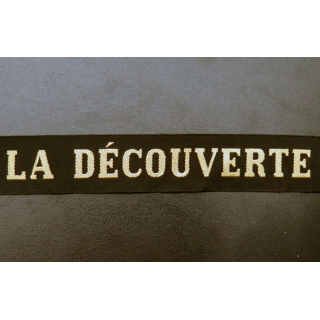 MARINE : bande de bachi de marin LA DÉCOUVERTE