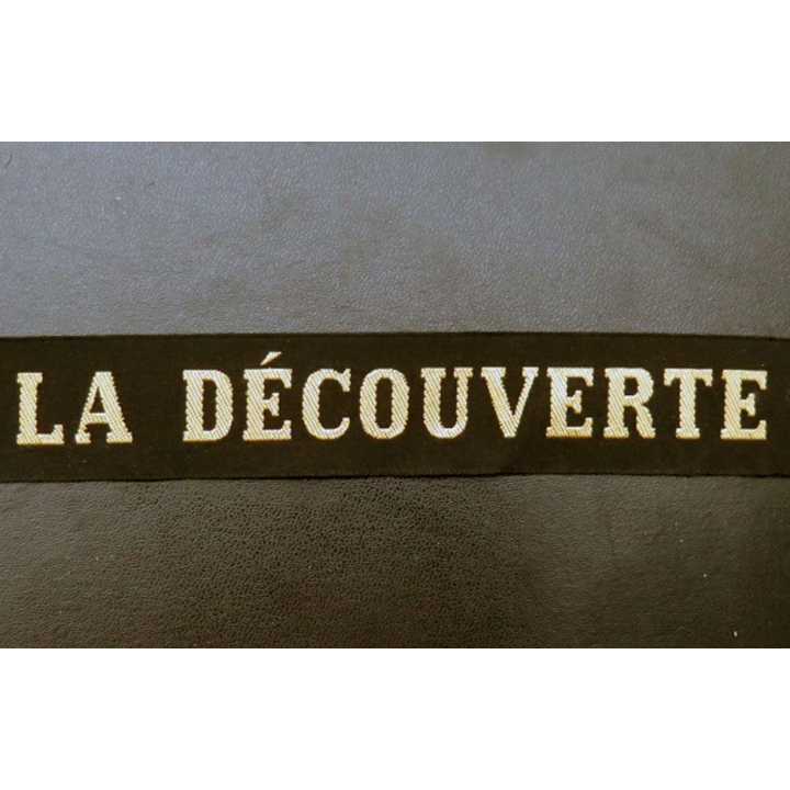 MARINE : bande de bachi de marin LA DÉCOUVERTE