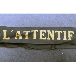 MARINE : bande de bachi de marin L'ATTENTIF