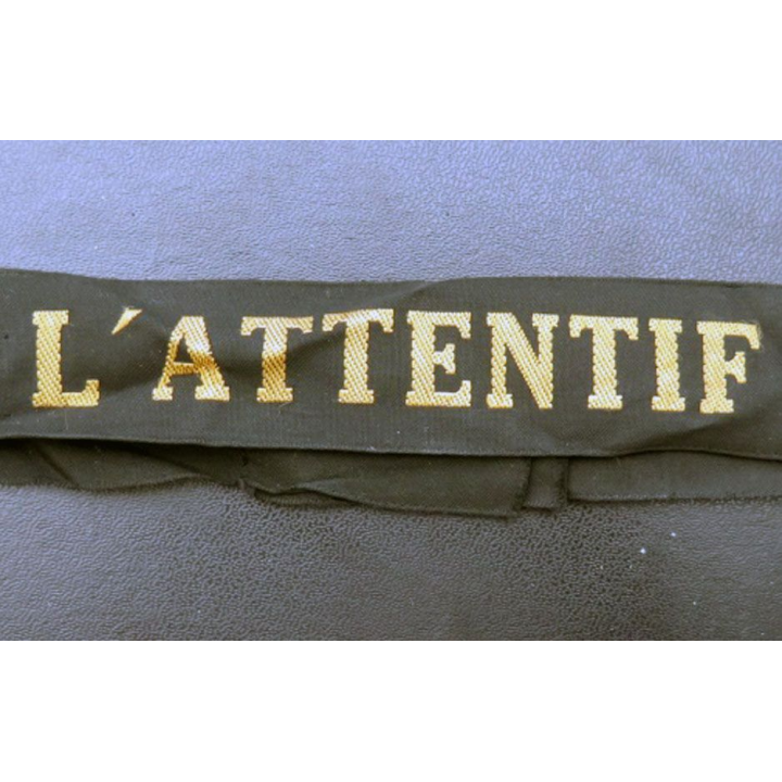 MARINE : bande de bachi de marin L'ATTENTIF
