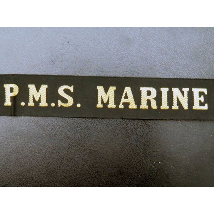 MARINE : bande de bachi de marin  P.M.S. MARINE